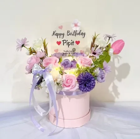 Bloom Box Akrilik Ucapan Ulang Tahun Cibeunying Kaler